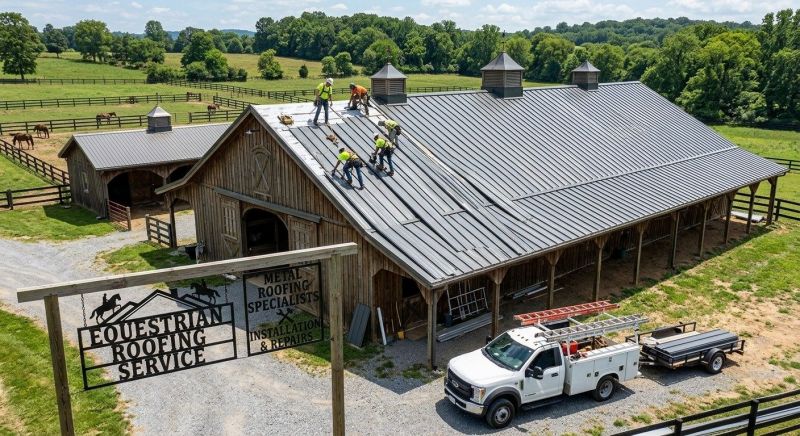 Barn Roof Installation