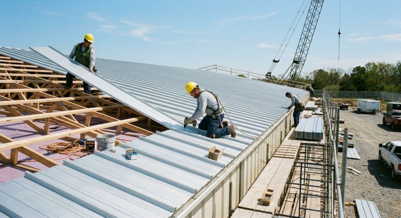 Aluminum Roof Installation in Lisbon, NH