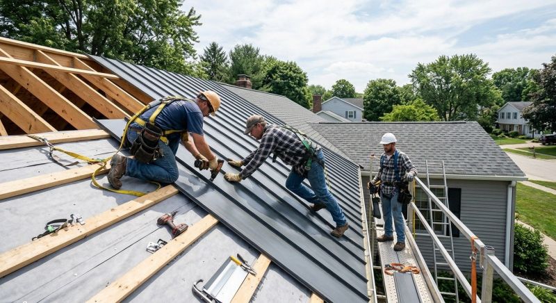 Aluminum Roof Installation in Pike, NH