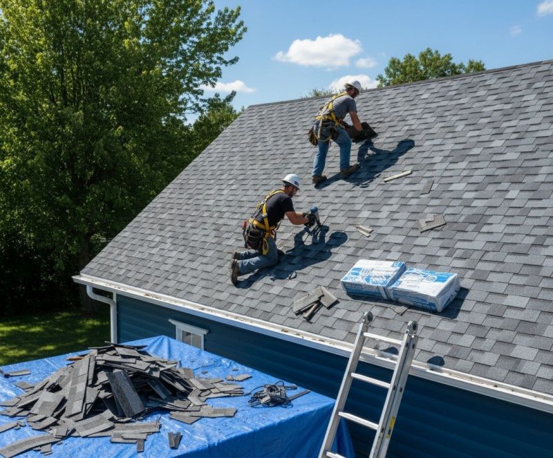 Asphalt Roof Replacement in Danville, VT
