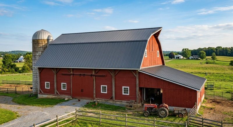Barn Roof Replacement in Littleton, NH
