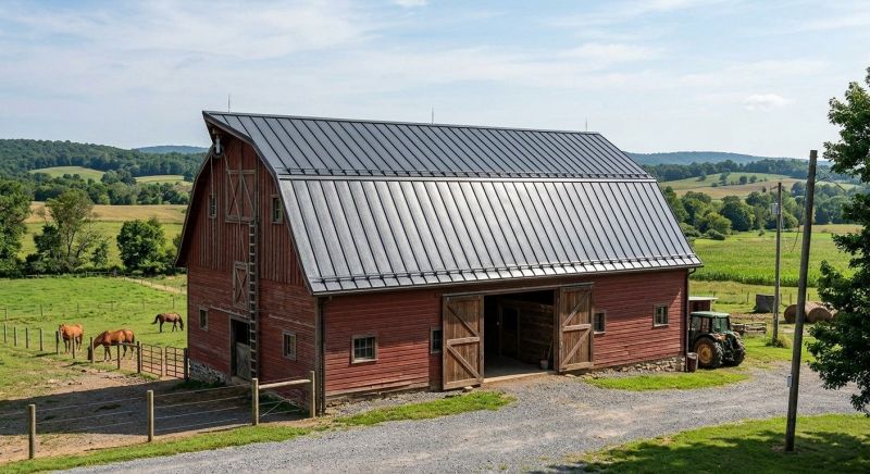 Barn Roof Replacement in Lisbon, NH