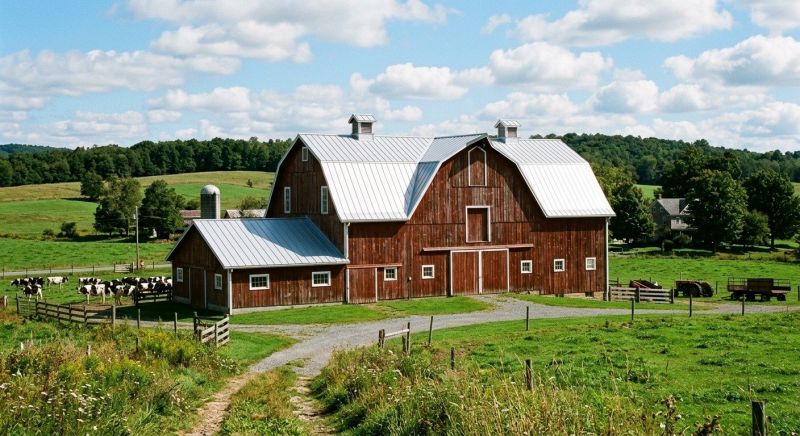 Barn Roof Replacement in North Haverhill, NH