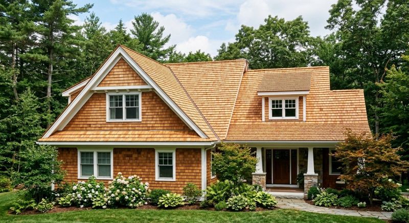 Cedar Roof Installation in Danville, VT