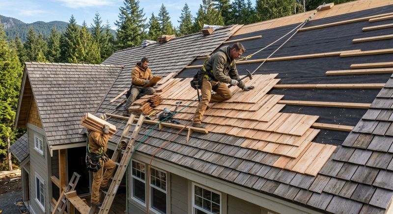 Cedar Roof Installation in Lisbon, NH