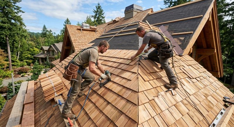 Cedar Roof Installation in Lisbon, NH