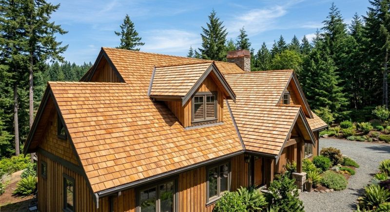 Cedar Roof Installation in Pike, NH