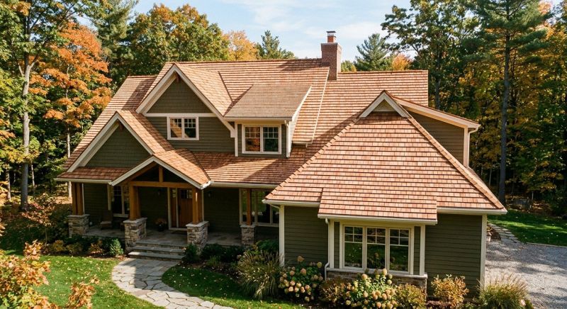 Cedar Roof Installation in Saint Johnsbury, VT