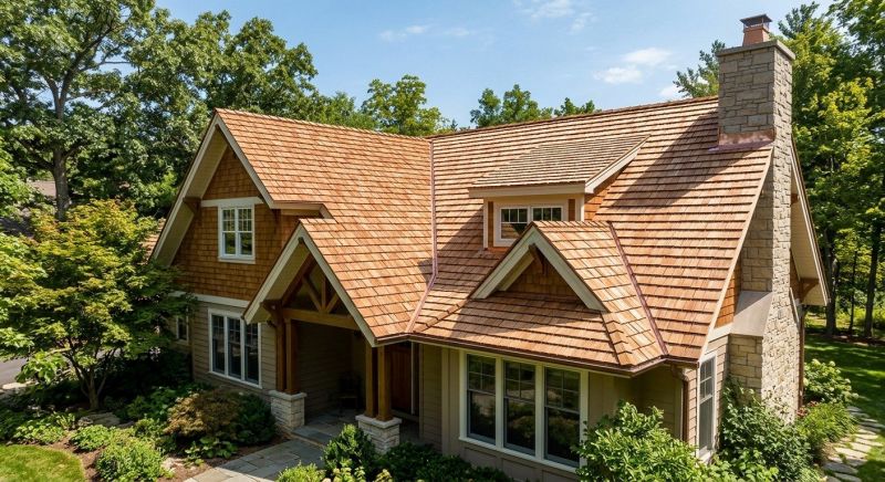 Cedar Shake Roof Construction in Littleton, NH