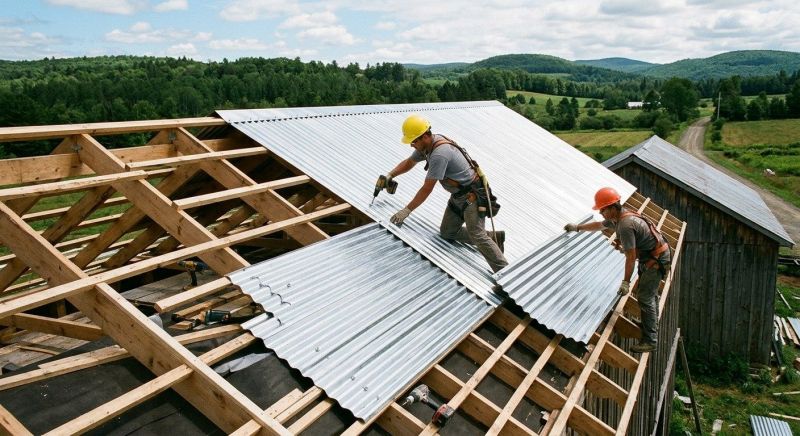 Copper Roof Installation in Littleton, NH