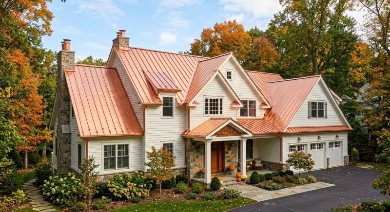 Copper Roof Replacement in Littleton, NH