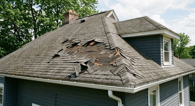 Damaged Roof Replacement in Lyndonville, VT