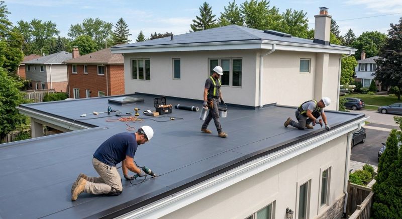 Epdm Roof Installation in Danville, VT