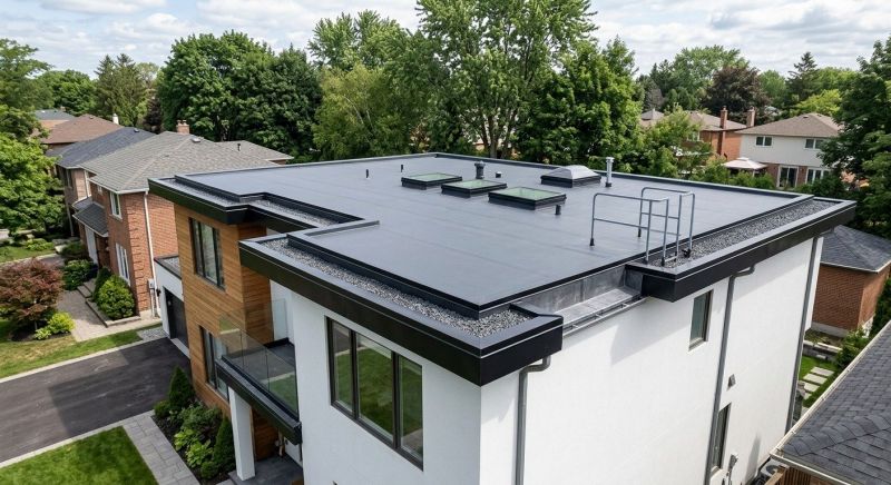 Flat Roof Installation in West Danville, VT
