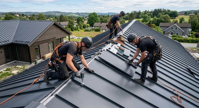 Metal Roof Installation in West Danville, VT