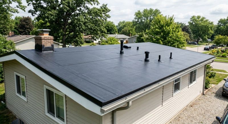 Rubber Roof Installation in Littleton, NH