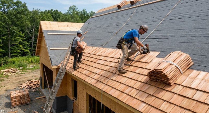 Shake Roof Replacement in Danville, VT