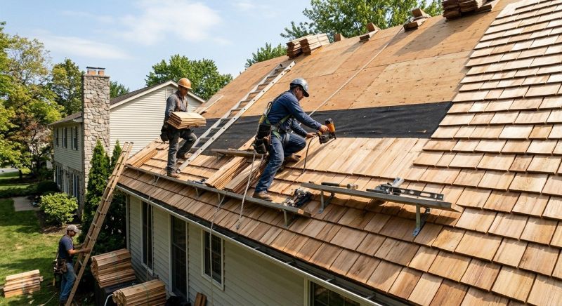 Shake Roof Replacement in Saint Johnsbury, VT