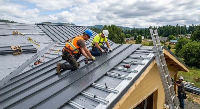 Sheet Roofing Installation in West Danville, VT