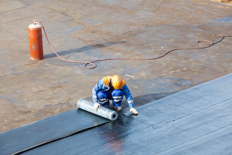 Single Ply Roof Installation in Franconia, NH