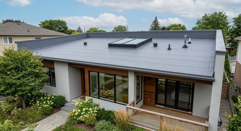 Single Ply Roof Replacement in North Haverhill, NH