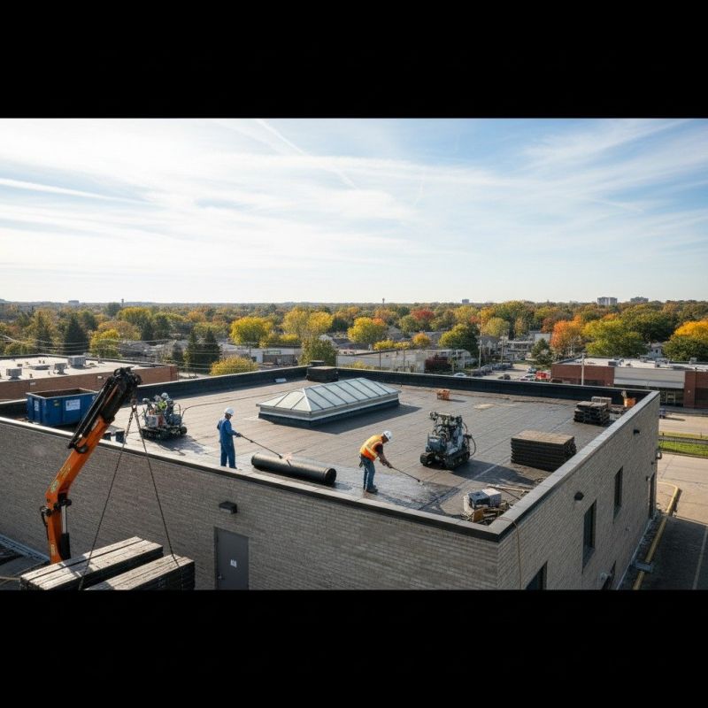 Single Ply Roof Replacement in Saint Johnsbury, VT