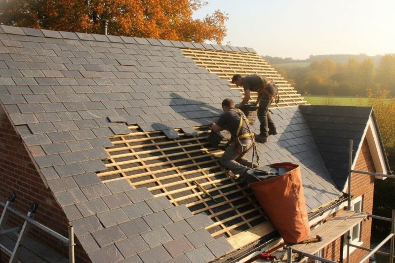 Slate Roof Replacement in Danville, VT