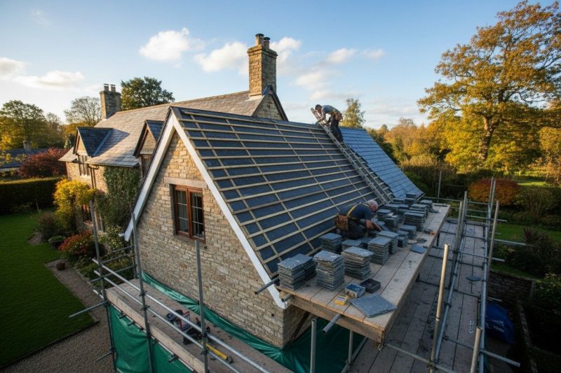 Slate Roof Replacement in West Danville, VT