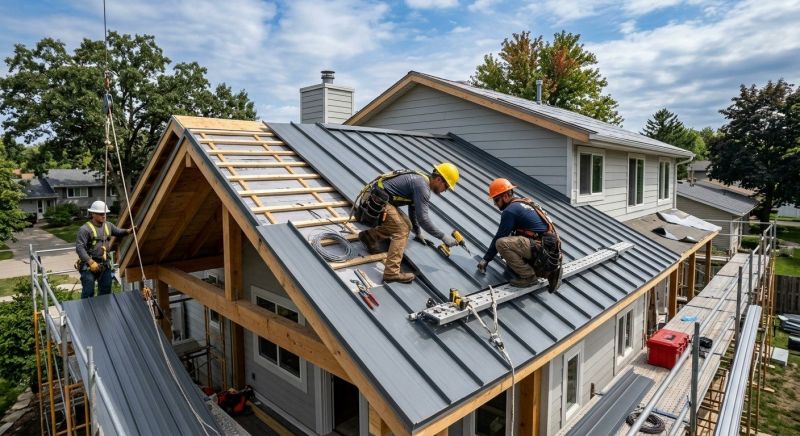 Steel Roof Installation in Littleton, NH