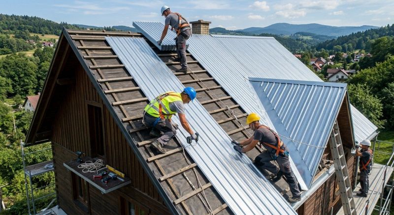 Tin Roof Installation in Littleton, NH