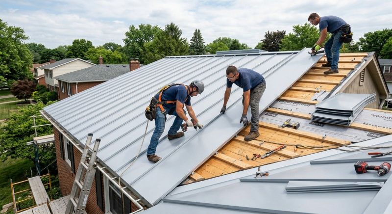 Tin Roof Installation in Saint Johnsbury, VT