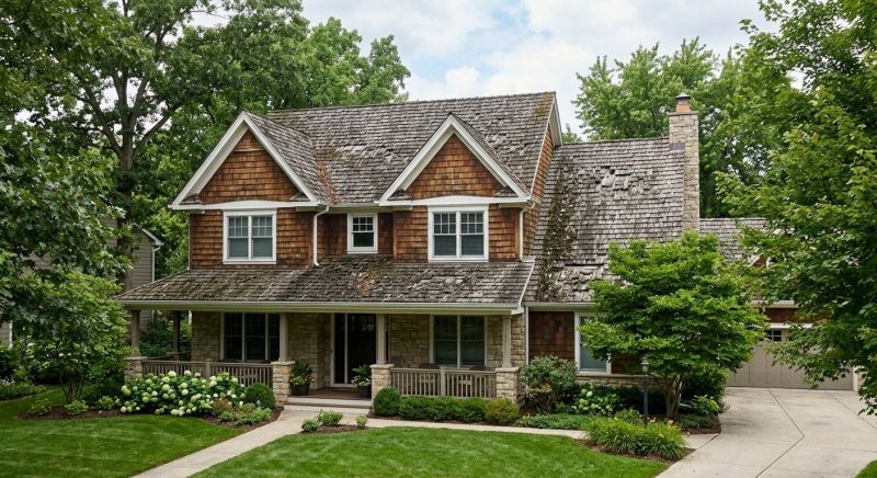 Wood Shake Roof Replacement in West Danville, VT