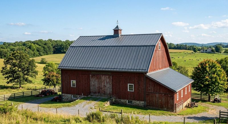 Barn Roof Replacement in Pike, NH