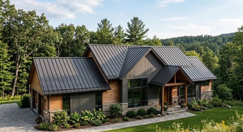 Steel Roof Replacement in Danville, VT
